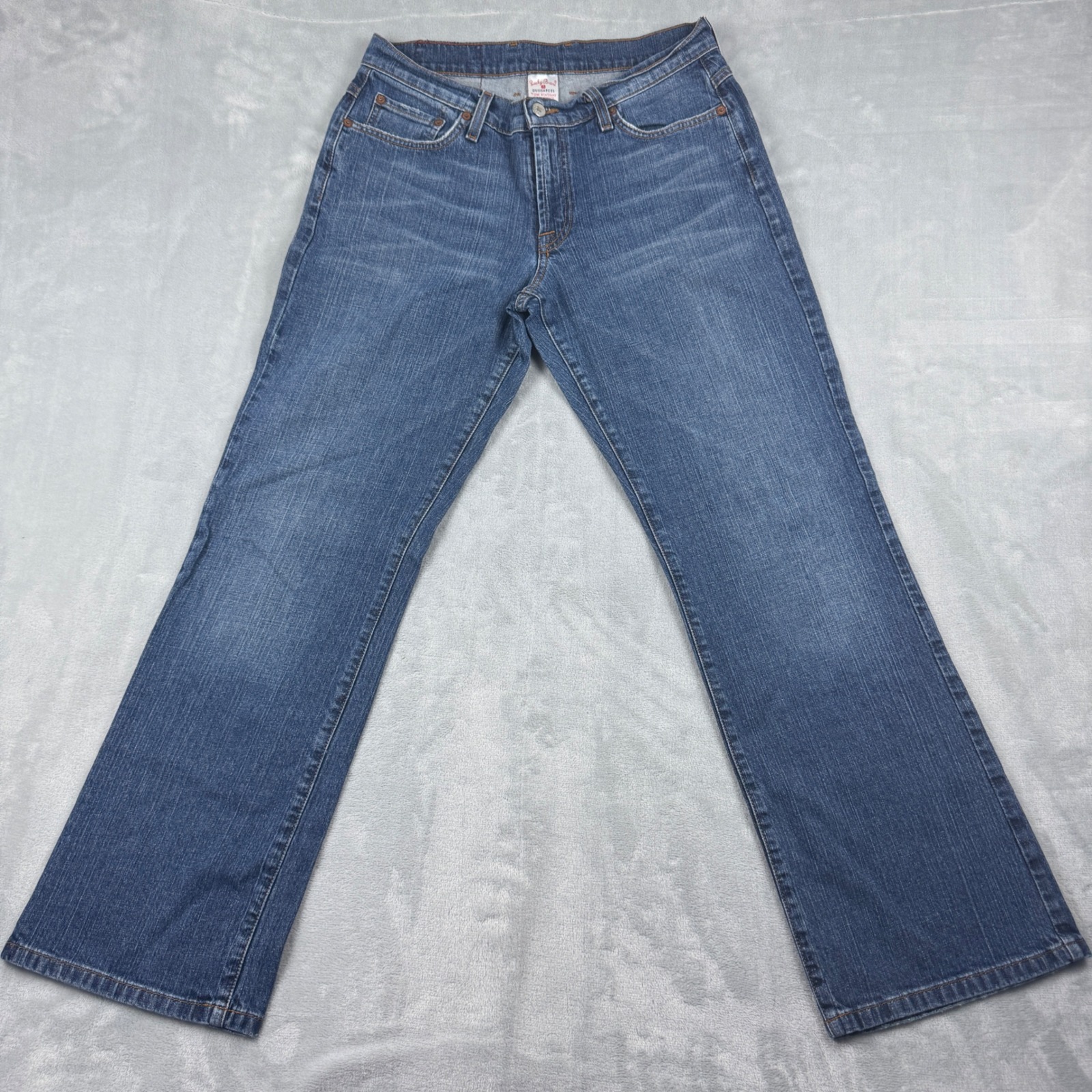 Y2k Lucky Brand Rider Fit Relaxed Bootcut Jeans Medium Wash Mens Size 1030